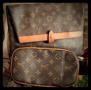 Louis Vuitton Vintage Monogram Pliante Clutch